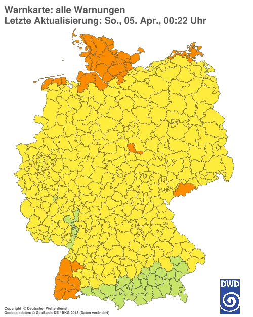 Aktuelle Wetterwarnungen für %region%