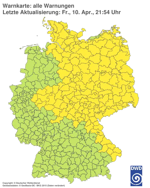 Aktuelle Wetterwarnungen für %region%