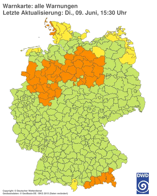 Aktuelle Wetterwarnungen für %region%