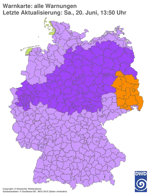Aktuelle Wetterwarnungen für %region%