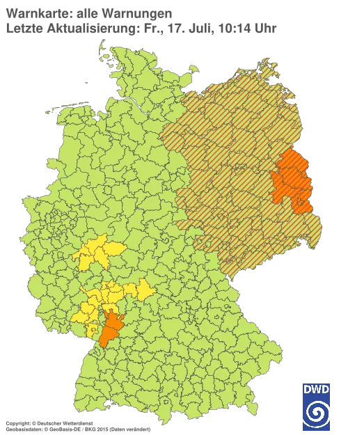 Aktuelle Wetterwarnungen für %region%