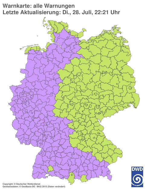 Aktuelle Wetterwarnungen für %region%