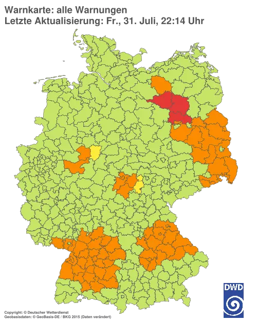 Aktuelle Wetterwarnungen für %region%